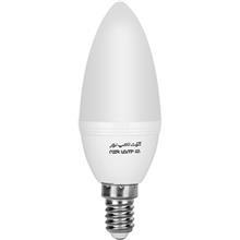 لامپ ال ای دی 5.5 وات شمعی مات نور پایه E14 Noor Lamp Frosted Candle 5.5W  LED E14