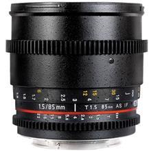 لنز دوربین سامیانگ مدل 85mm T/1.5 As IF UMC VDSLR Samyang 85 mm T/1.5 As IF UMC VDSLR Camera Lens