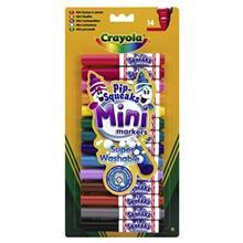 ماژیک رنگ آمیزی کرایولا مینی مدل Pip Squeaks کد 8343 - بسته 14 رنگ Crayola Mini Pip Squeaks Marker 8343 - Pack of 14
