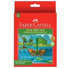 ماژیک رنگ آمیزی 12 رنگ فابر کاستل مدل Ocean Adventure Faber-Castell Ocean Adventure 12 Color Painting Marker
