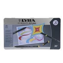 ماژیک حرفه ای 30 رنگ لیرا مدل Art Pen Lyra Art Pen 30 Colored Professional Marker