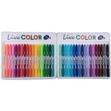 ماژیک رنگ آمیزی مونامی مدل لایو کالر - بسته 36 رنگ Monami Live Color Marker - Pack of 36