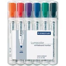 ماژیک وایت برد 6 رنگ استدلر مدل Lumocolor Staedtler Lumocolor 4 Color Whiteboard Marker