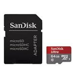 Sandisk Ultra microSDXC 64GB UHS-I Card with Adapter