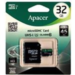 Apacer Color UHS-I U1 Class 10 45MBps microSDHC With Adapter - 32GB