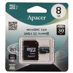 Apacer Color UHS-I U1 Class 10 30MBps microSDHC With Adapter - 8GB