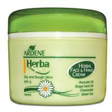    کرم مرطوب کننده دست و صورت Herba Sense SPF15 حجم 150 میلی لیتر آردن