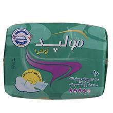 نوار بهداشتی مولپد سری Ultra مدل Large With Wings بسته 10 عددی