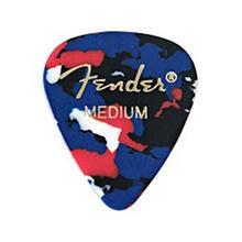 پیک گیتار الکتریک فندر مدل کلاسیک سلولوید مدیوم بسته دوازده عددی Fender 351 Shape Classic Celluloid Medium Pick