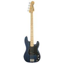 گیتار باس فندر مدل Limited Edition Sandblasted Precision Bass with Ash Body MN Sapphire Blue Fender Limited Edition Sandblasted Precision Bass with Ash Body MN Sapphire Blue Transparent  
