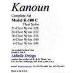 La Bella K100 Kanoun String