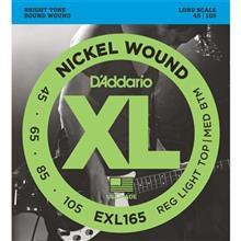 سیم گیتار باس الکتریک داداریو مدل EXL165 DAddario EXL165 Bass Electric Guitar String