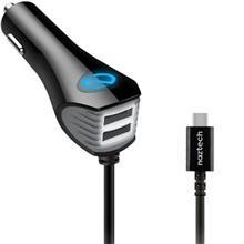 شارژر فندکی نزتک مدل N420 همراه با کابل microUSB Naztech N420 Car Charger With microUSB Cable