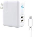 Naztech N422 Wall Charger With Lightning Cable