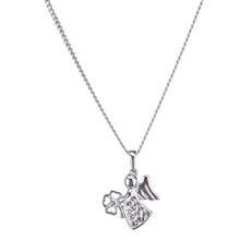 گردنبند نقره کریستال الیور وبر مدل امن 001-7592 Oliver Weber 7592-001 Safe Silver Crystal Necklace