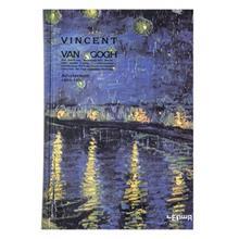دفترچه یادداشت Lenwa سری آثار ون گوگ طرح شب پر ستاره کد 2630D Lenwa Van Gogh Art Work Series Starry Night Design Notebook 2630D