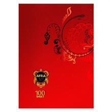 دفتر افرا 100 برگ کاور دار طرح 13 Afra 100 Sheets Notebook with Cover Type 13