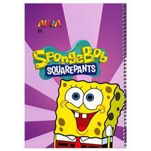 دفتر نقاشی 50 برگ افرا طرح باب اسفنجی 2 Afra 50 Sheets Painting Sponge Bob 2 Design Soft Cover Notebook