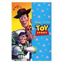 دفتر افرا 50 برگ طرح داستان اسباب بازی بسته 5 تایی Afra Toy Story 50 Sheets Notebook Pack Of 5