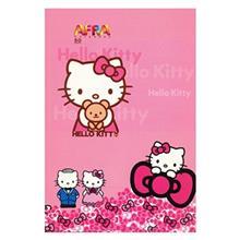 دفتر نقاشی افرا 50 برگ طرح Hello Kitty 1 بسته 5 تایی Afra Hello Kitty1 50 Sheets Drawing Notebook Pack Of 5