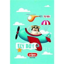 دفتر نقاشی کلیپس طرح پرواز - 50 برگ