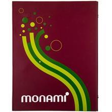 دفتر 100 برگ Monami مدل کلاسوری طرح حباب Monami 100 Sheets Hard Cover Bubble Design Ring Binder Notebook