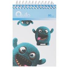 دفتر یادداشت کوییلو طرح هیولای خزدار با‌نمک 80 برگ Quilo Cute Furry Monster Notebook 80 Sheets
