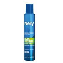 موس حجم‌دهنده حالت مو نلی مدل Rizos Felexibles حجم 250 میلی لیتر Nelly Hair Rizos Felexibles Mousse 250ml