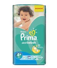 پوشک نوزاد 9تا20کیلوگرم پریما پمپرز (سایز 4+) Pampers 