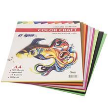 مقوای طراحی کلیپس مدل Color Craft سایز A4 - بسته 100 عددی Clips A4  Color Craft Paperboard - Pack of 100
