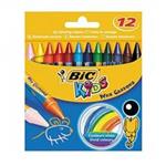 Bic Kids Wax Crayons - Pack of 12