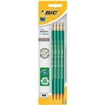 Bic Evolution With Eraser Black Pencil Pack Of 4