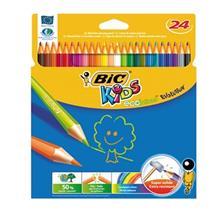 مداد رنگی بیک کیدز اکو اولوشن 24 رنگ Bic Kids Ecolutions Evolution 24 Color Pencils