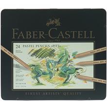 مداد رنگی پاستلی 24 فابر کاستل مدل پیت کد 112124 Faber Castell Finest Artist Pitts Pastel Colors Pencils 