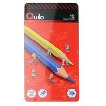 مداد رنگی 12 رنگ کوییلو Quil 12 Colored Pencil