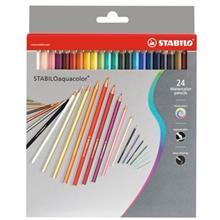 مداد آبرنگی 24 رنگ استابیلو مدل آکواکالر Stabilo Aquacolor 24 Watercolor Pencil