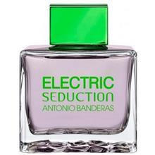 ادو تویلت مردانه آنتونیو باندراس Electric Seduction In Black حجم 100ml Antonio Banderas Electric Seduction In Black Eau De Toilette For Men 100ml