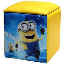 جلو مبلی کودک پینک مدل Minion Pink Minion Kids Sofa Puff