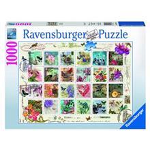 پازل 1000 تکه راونزبرگر مدل Stamp Collection Ravensburger Stamp Collection Puzzle 1000 Pcs
