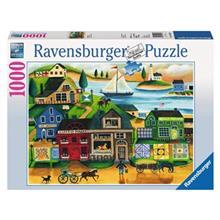 پازل 1000 تکه راونزبرگر مدل Village Harbor Ravensburger Village Harbor Puzzle 1000 Pcs