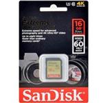 SanDisk Extreme UHS-I U3 60MBps 400X SDHC - 16GB