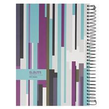 دفتر مشق سم طرح راه راه عمودی Sam Vertical Stripped Design Homework Notebook