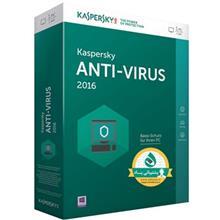آنتی ویروس کسپرسکی 2017، 1 کاربر، 1 ساله Kaspersky Antivirus 2017 1 Users 1 year Security Software