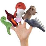 Shadi Rouyan Dinosaur Finger Puppets Pack Of 5