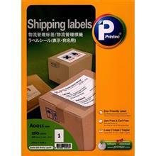کاغذ یادداشت چسب دار پرینتک کد A0011 بسته 100 تایی Printec A0011 Shipping Labels Pack Of 100