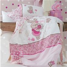 سرویس ملحفه کودک کاراجا هوم پرکاله طرح لاولی یک نفره 4 تکه Karaca Home Perkaleh Lovely 1 Person 4 Pieces Child Bedsheet Set