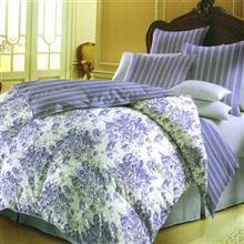 سرویس ملحفه لایکو Vivana طرح گلساره بنفش یک نفره 4 تکه 90 Laico Vivana Golsareh Violet 1 Person 4 Pieces Duvet Set 90