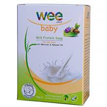 صابون بچه پروتئین شیر وی وزن 100 گرم Wee Milk Protein Baby Soap 100g