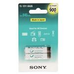 Sony NH-AAA B2GN Ni-MH Rechargeable AAA 900 mAh Battery Pack of 2