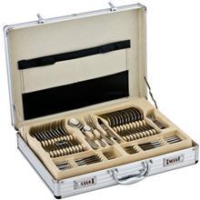 سرویس 92 پارچه قاشق و چنگال کارل اشمیت مدل C Sapor طرح جعبه آلومینیومی Carl Schmidt C Sapor 92 Pcs Aluminum Case Spoon And Fork Set